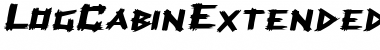 Download LogCabinExtended Font Download LogCabinExtended Font