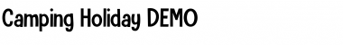 Download Camping Holiday DEMO Font Download Camping Holiday DEMO Font