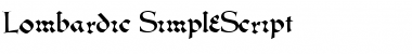 Download Lombardic SimpleScript Font Download Lombardic SimpleScript Font
