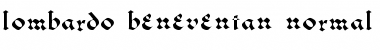 Download Lombardo-Beneventan Font Download Lombardo-Beneventan Font