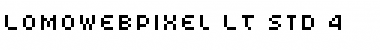Download LomoWebPixel LT Std 4 Font Download LomoWebPixel LT Std 4 Font