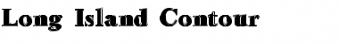 Download Long Island Contour Font Download Long Island Contour Font