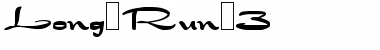 Download Long Run 3 Font Download Long Run 3 Font