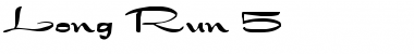 Download Long Run 5 Font Download Long Run 5 Font