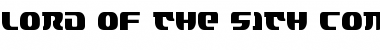 Download Lord of the Sith Condensed Font Download Lord of the Sith Condensed Font