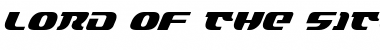 Download Lord of the Sith Italic Font Download Lord of the Sith Italic Font