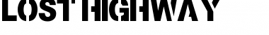 Download Lost Highway Font Download Lost Highway Font