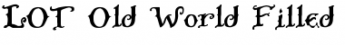 Download LOT Old World Filled Font Download LOT Old World Filled Font