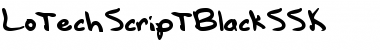 Download LotechScriptBlackSSK Font Download LotechScriptBlackSSK Font