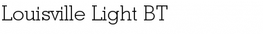 Download Louisville BT Font Download Louisville BT Font