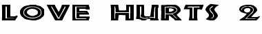 Download Love Hurts 2 Font Download Love Hurts 2 Font