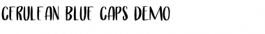 Download Cerulean Blue Caps DEMO Font Download Cerulean Blue Caps DEMO Font