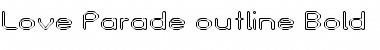 Download Love Parade outline Font Download Love Parade outline Font