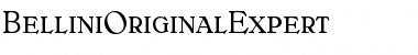 Download BelliniOriginalExpert Font Download BelliniOriginalExpert Font