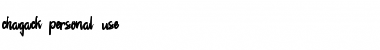 Download Chagack Personal Use Font Download Chagack Personal Use Font
