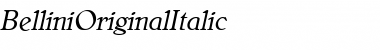 Download BelliniOriginalItalic Font Download BelliniOriginalItalic Font
