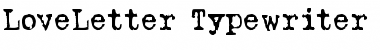 Download LoveLetter Typewriter Font Download LoveLetter Typewriter Font