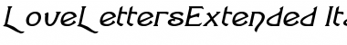 Download LoveLettersExtended Font Download LoveLettersExtended Font