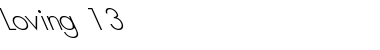 Download Loving 13 Font Download Loving 13 Font