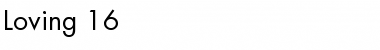 Download Loving 16 Font Download Loving 16 Font