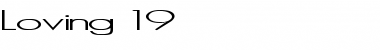 Download Loving 19 Font Download Loving 19 Font