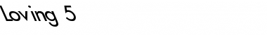 Download Loving 5 Font Download Loving 5 Font
