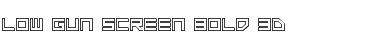 Download Low Gun Screen Bold 3D Font Download Low Gun Screen Bold 3D Font