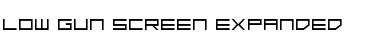 Download Low Gun Screen Expanded Font Download Low Gun Screen Expanded Font