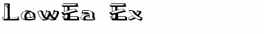 Download LowEa Ex Font Download LowEa Ex Font