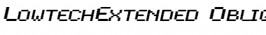 Download LowtechExtended Font Download LowtechExtended Font