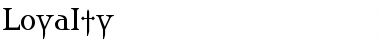 Download Loyalty Font Download Loyalty Font
