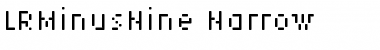 Download LRMinusNine Font Download LRMinusNine Font