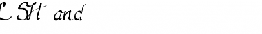 Download LSHand Font Download LSHand Font