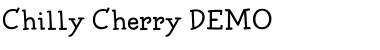 Download Chilly Cherry DEMO Font Download Chilly Cherry DEMO Font