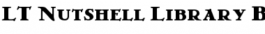 Download LT Nutshell Library Black Font Download LT Nutshell Library Black Font