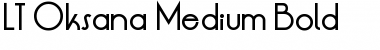 Download LT Oksana Medium Font Download LT Oksana Medium Font