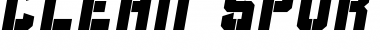 Download Clean Sports Stencil Font Download Clean Sports Stencil Font