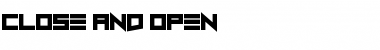 Download Close and Open Font Download Close and Open Font