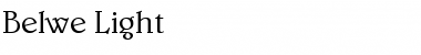 Download Belwe-Light Font Download Belwe-Light Font