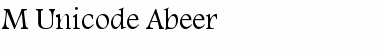 Download M Unicode Abeer Font Download M Unicode Abeer Font
