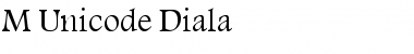 Download M Unicode Diala Font Download M Unicode Diala Font