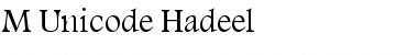 Download M Unicode Hadeel Font Download M Unicode Hadeel Font