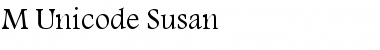 Download M Unicode Susan Font Download M Unicode Susan Font