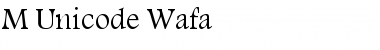 Download M Unicode Wafa Font Download M Unicode Wafa Font