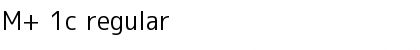 Download M+ 1c Font Download M+ 1c Font