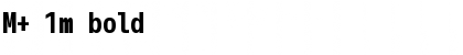 Download M+ 1m Font Download M+ 1m Font