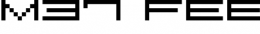 Download M37_FEEL THE BIT Font Download M37_FEEL THE BIT Font