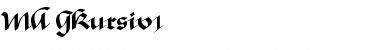 Download MA GKursiv1 Font Download MA GKursiv1 Font