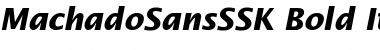 Download MachadoSansSSK Font Download MachadoSansSSK Font