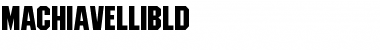 Download MachiavelliBld Font Download MachiavelliBld Font